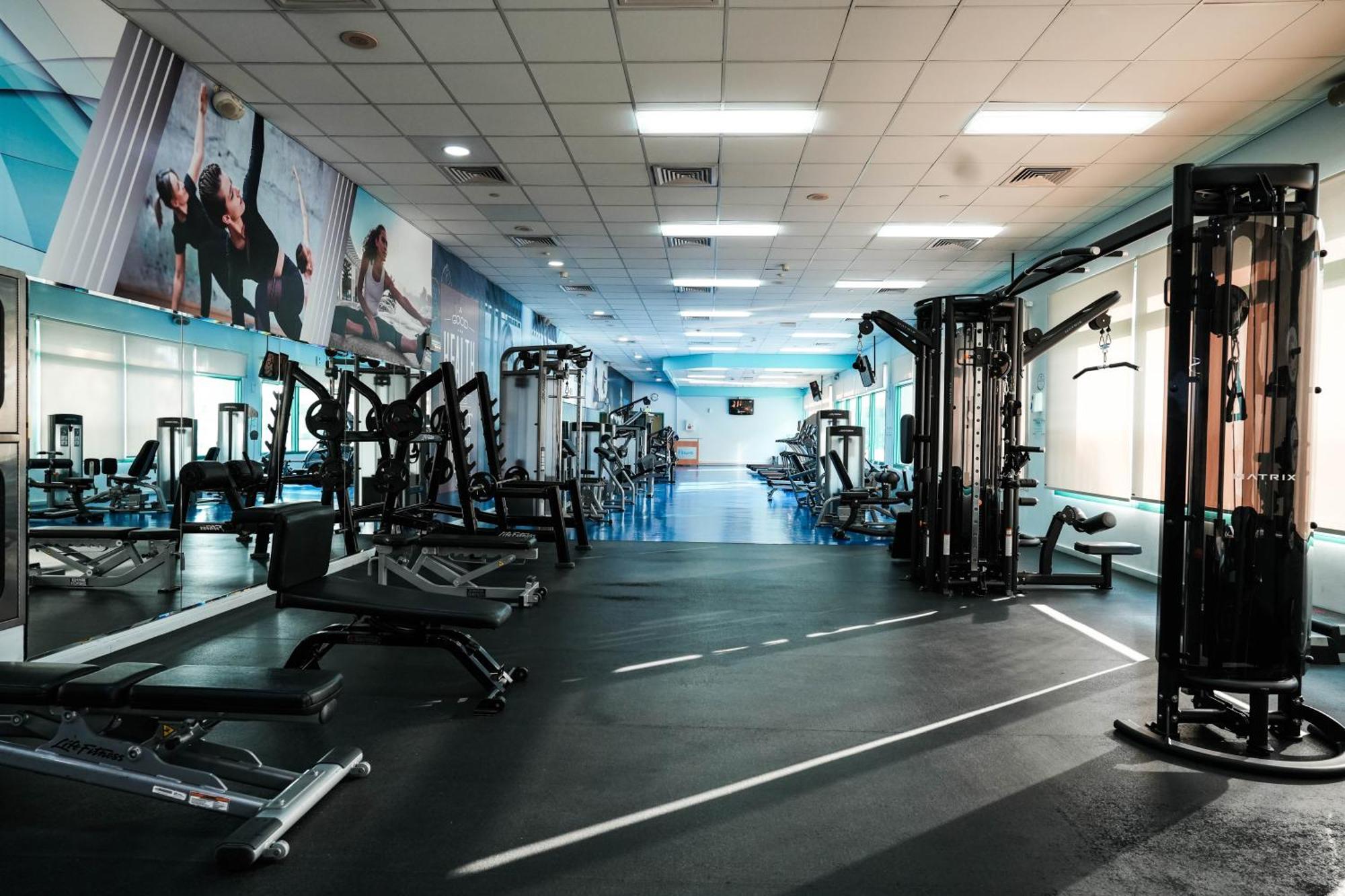 Moevenpick Grand Al Bustan Hotel Dubai Ngoại thất bức ảnh The gym at the National Training Centre, Loughborough University